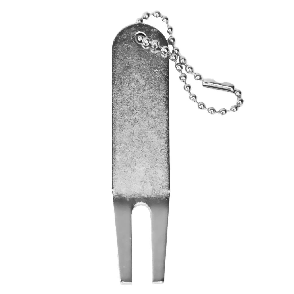 Portable Curved Golf Fork Prongs Repairing Tool For Divot Pitch Repairing Golf Training Aids Golf Learner Accessories