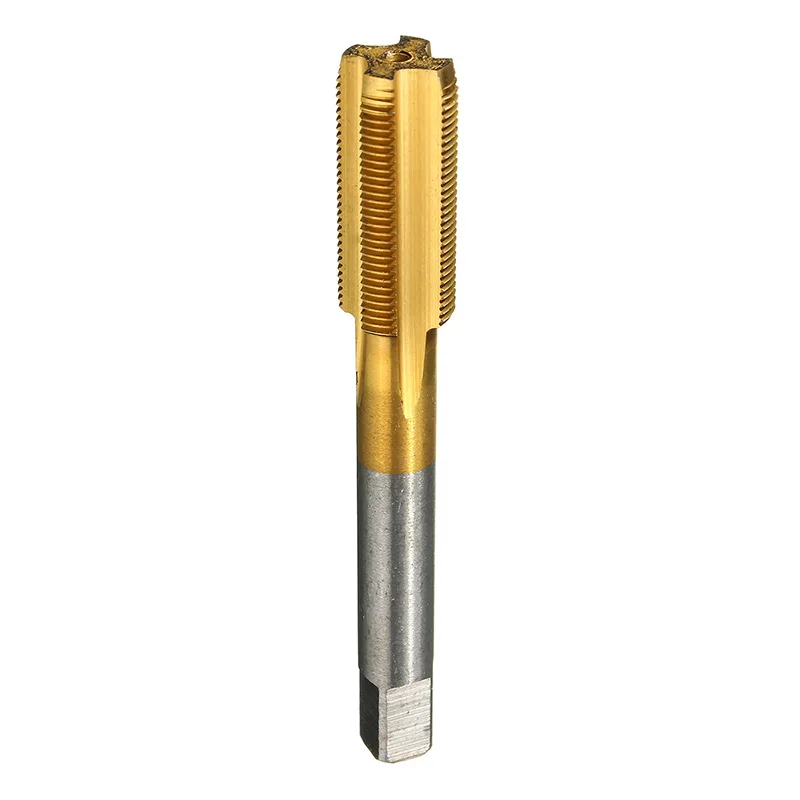 High Hardness Tap Set Right Hand Thread Tools 1/2 inch -28 HSS Titanium Coated Tap & Round Die Set for Mold Machine