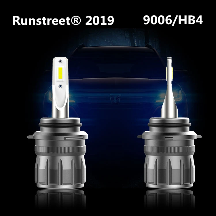 Runstreet 2019 9006 HB4 LED 360 градусов угол луча регулируемый белый 6000K Авто светодиодные