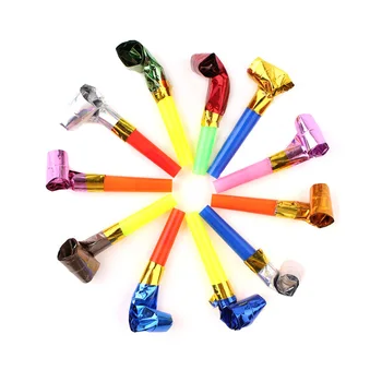 

1PCS Hot Party Toys Hat Baby Toys 0-12 Months Plastic Small Blow Dragon Whistle Cheer Leading Birthday Party Toys For Children