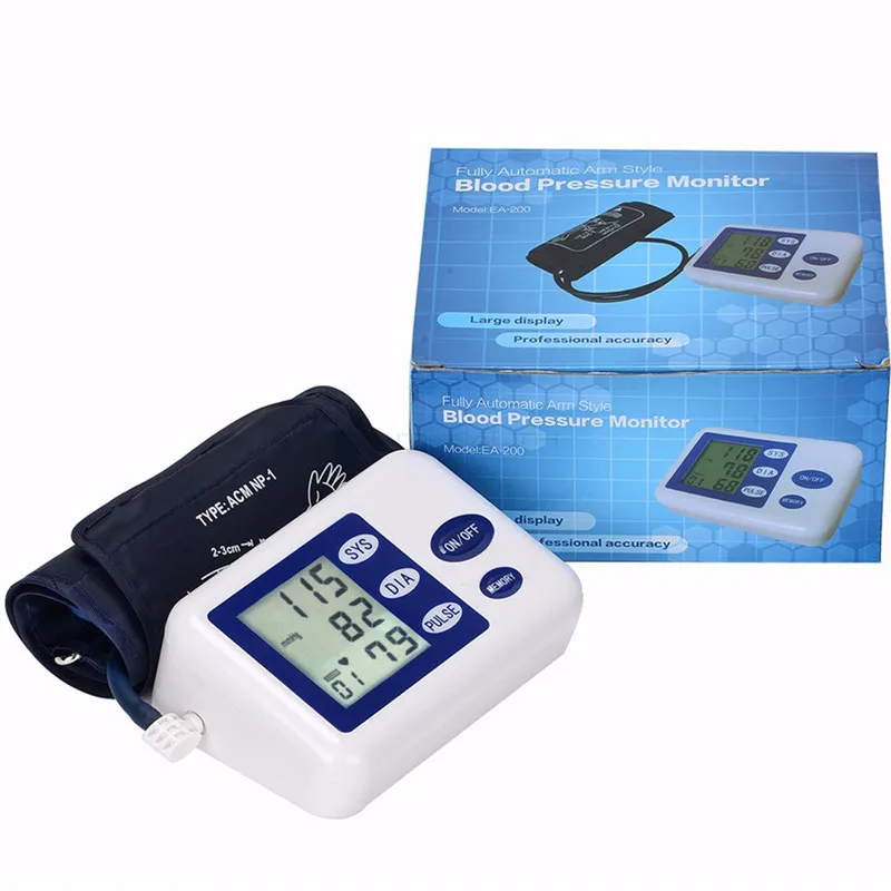 

Intelligent Full Automatic Electronic Sphygmomanometer Arm blood pressure and pulse measurement medidor de pressao arterial