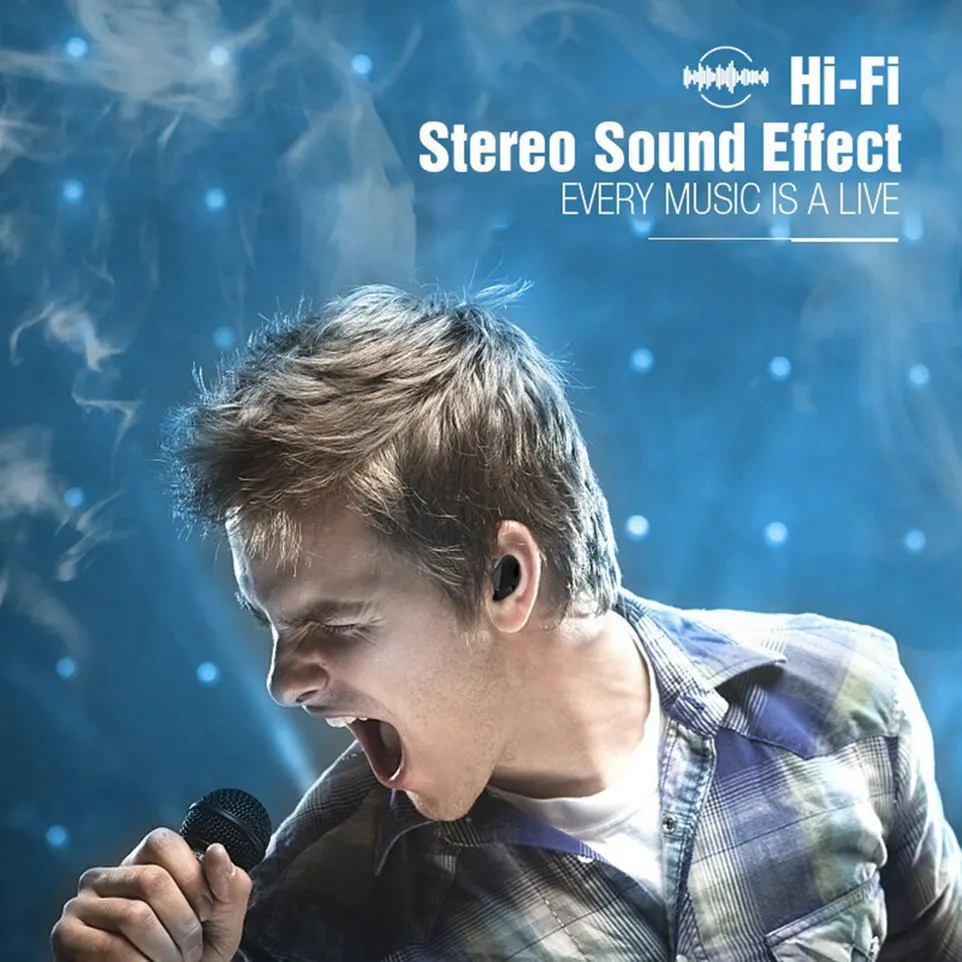 Wireless Headphones Bluetooth Earphone TWS Earbuds 5.0 Stereo with Mic Sports Headset for Xiaomi Headphone Blutooth Earphones (9)