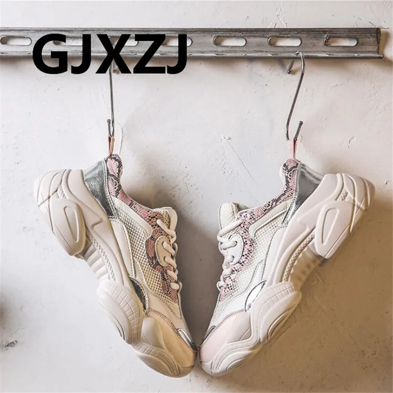 

Outdoor soft bottom breathable comfortable summer tide Korean version of breathable mesh women's casual platform shoes