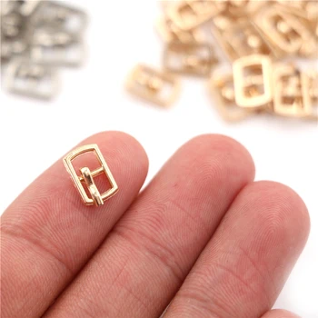 DIY Patchwork Buckle Handmade Sewing Mini Buckle For Dolls Clothing Adjustable Accessories, 10PCS 4.5mm 1