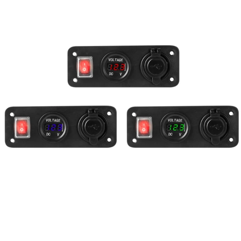 С двумя USB портами Автомобиль Мотоцикл гнездо для автомобильного прикуривателя
