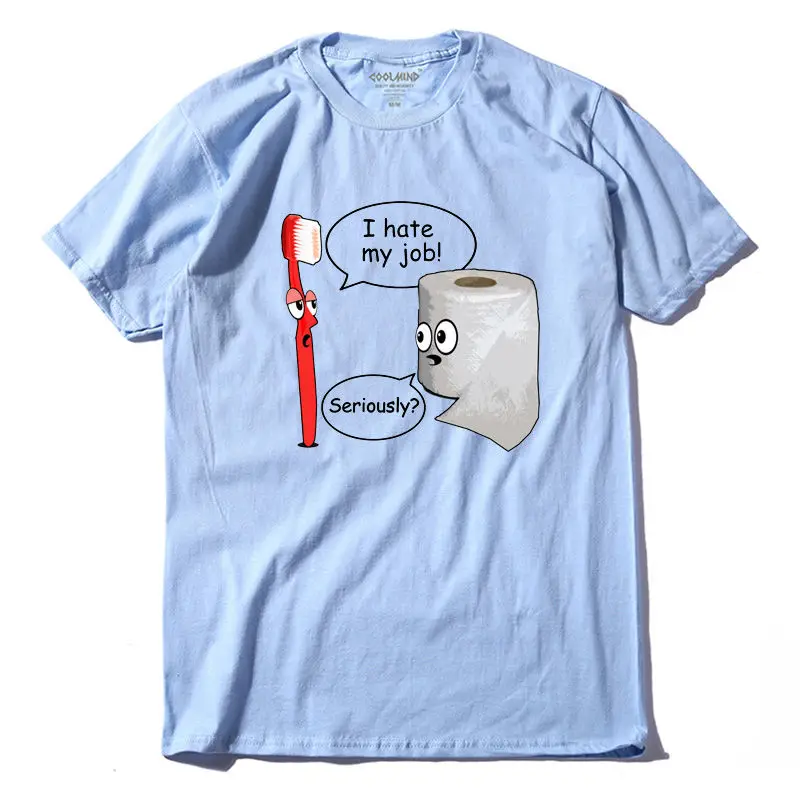 COOLMIND QI0230A хлопковая свободная забавная Мужская футболка с коротким рукавом и принтом, уличная свободная Стильная летняя мужская футболка с круглым вырезом - Цвет: Q LAN