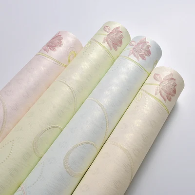 3D Garden Small Floral Non-woven Wallpaper Fresh Wedding Room Bedroom Living Room Background Wall Paper 3D Garden Small Floral Non-woven Wallpaper Fresh Wedding Room Bedroom Living Room Background Wall Paper