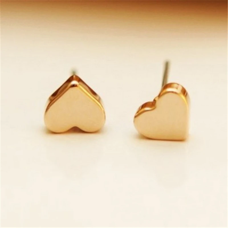 Fashion Stud Earrings Heart Shaped Earings For Women Lovely Fashion Stud Earrings Heart Shaped Earings For Women Lovely Studs Earing Whole In From Jewelry Accessories On Aliexpress