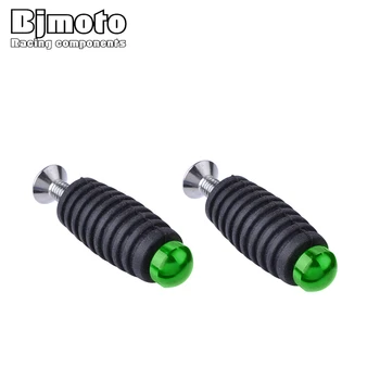 

BJMOTO Motorcycle 6mm CNC Gear Shift Brake Lever Footrests Footpeg Rearset Foot pegs moto with M6 thread Shift Brake lever