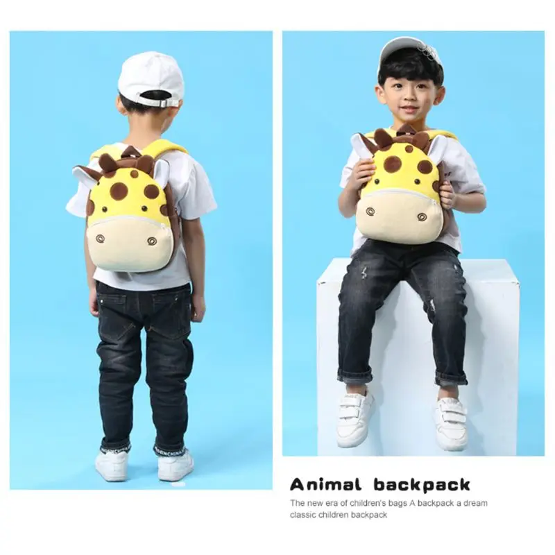 Cute Small Toddler Kids Backpack 3D Animal Cartoon Mini Children Bag for Baby Girl Boy Age 2-4 Years Old