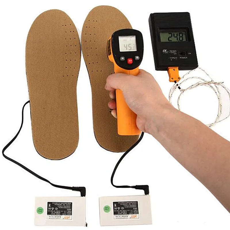 

Hot Sale A Pair Insoles Rechargeable Powered Heated Winter Insole Shoes Pad Foot Warmer For Winter Sports Warmer Insoles
