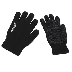 Унисекс Мужская и женская мода сплошной цвет зимние теплые Дышащие трикотажные перчатки для уличной езды перчатки Сенсорный экран