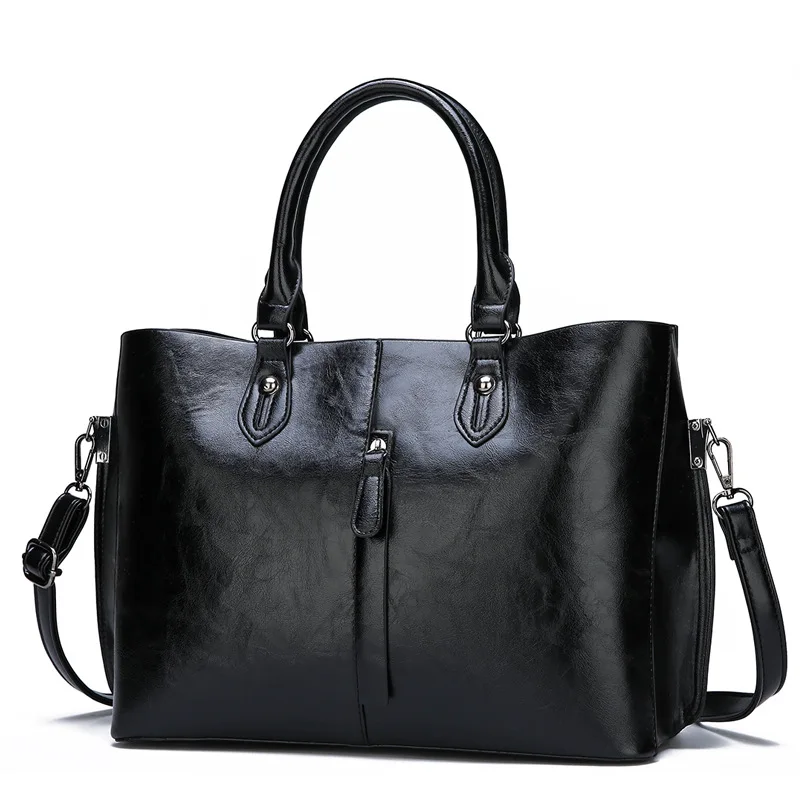 

2019 New portable large bag simple single shoulder large capacity mother bag Korean version of fashion tot bag