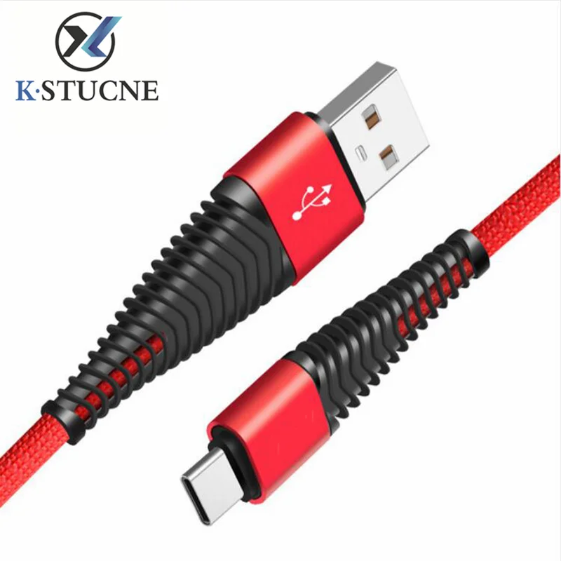 

Micro Type C USB Fast Charging Cable For Samsung S9 Xiaomi Mobile Phone Charging Line For Huawei P30 P20 Pro Nylon Braided Cable