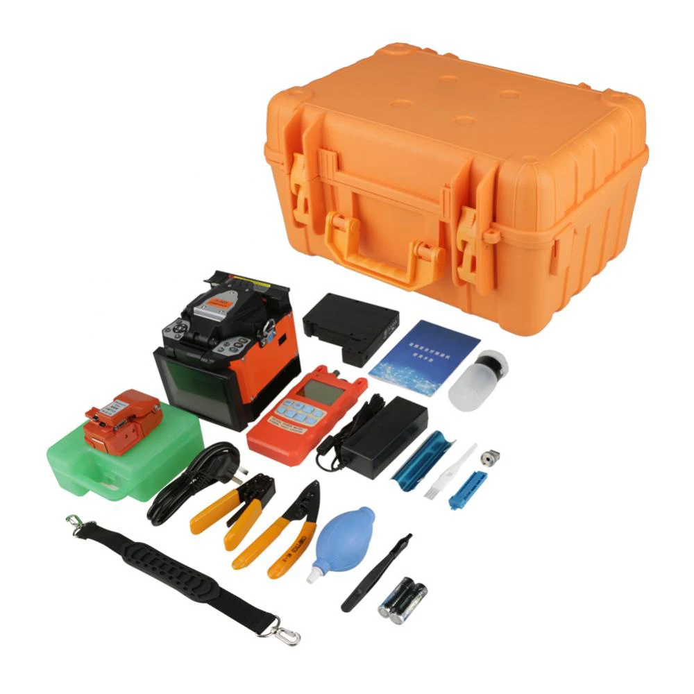

A-80S Fiber Optic Welding Splicing Machine Optical Fiber Fusion Splicer 100V-240V 50/60Hz Optic Welding Machine Repairing Tools