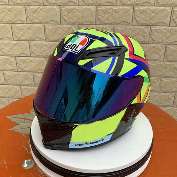 

dql Motorcycle helmet man riding car four seasons cool motorcycle with tail motor car winter helmet