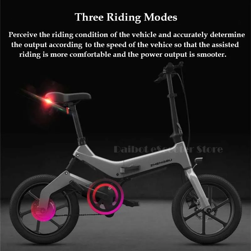 Sale Adult Electric Scooter 250W 36V Electric Bicycle 60KM Cruise Control/Double Brake Portable Foldable Electric Bicycle Bike Women 16