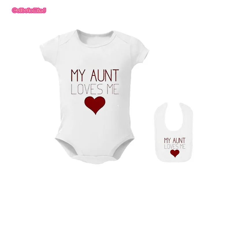 My Aunt and Uncle Love Me Baby Bodysuit for Baby Boy Girl