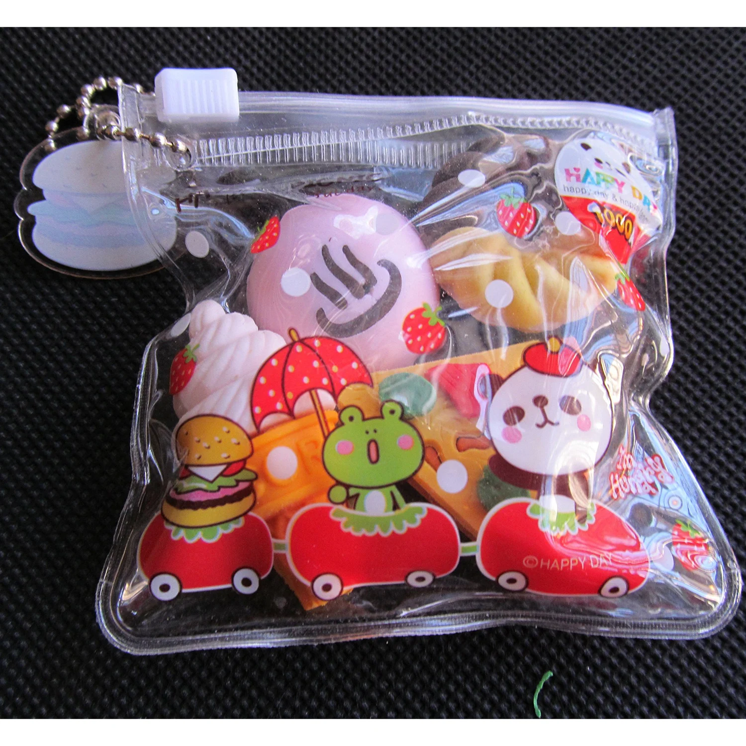 Wholesale Assorted Food Novelty Cute Pencil Rubber Eraser Erasers