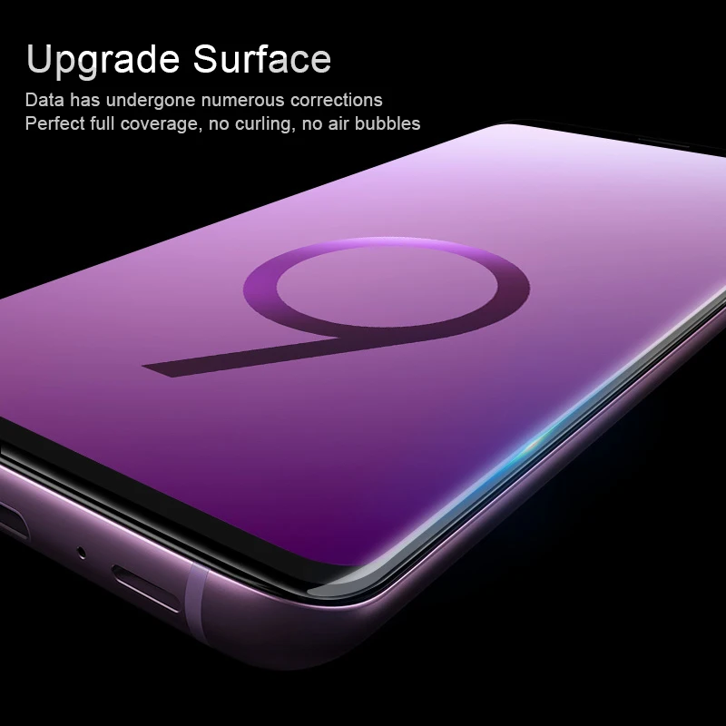 BXE 9D полное покрытие закаленное стекло для Samsung Galaxy S8 S9 S10 Plus Note 8 9 10 Защита экрана
