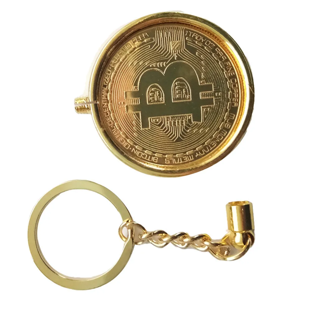 1pc Detachable Gold Plated DIY Commemorative Coin Keychain Key Ring BTC Coin Art Collection For Bitcoin Litecoin Ether 1pc Detachable Gold Plated DIY Commemorative Coin Keychain Key Ring BTC Coin Art Collection For Bitcoin Litecoin Ether