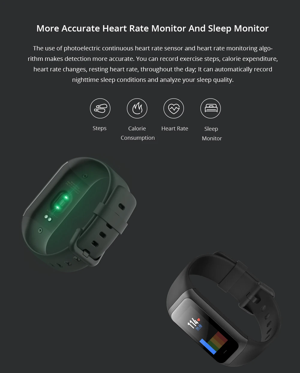 Смарт-браслет Huami Amazfit, Cor 2, 5 АТМ, водонепроницаемый, 2.5D, цветной, ips, 316L, рамка из нержавеющей стали, xiaomi для всех телефонов