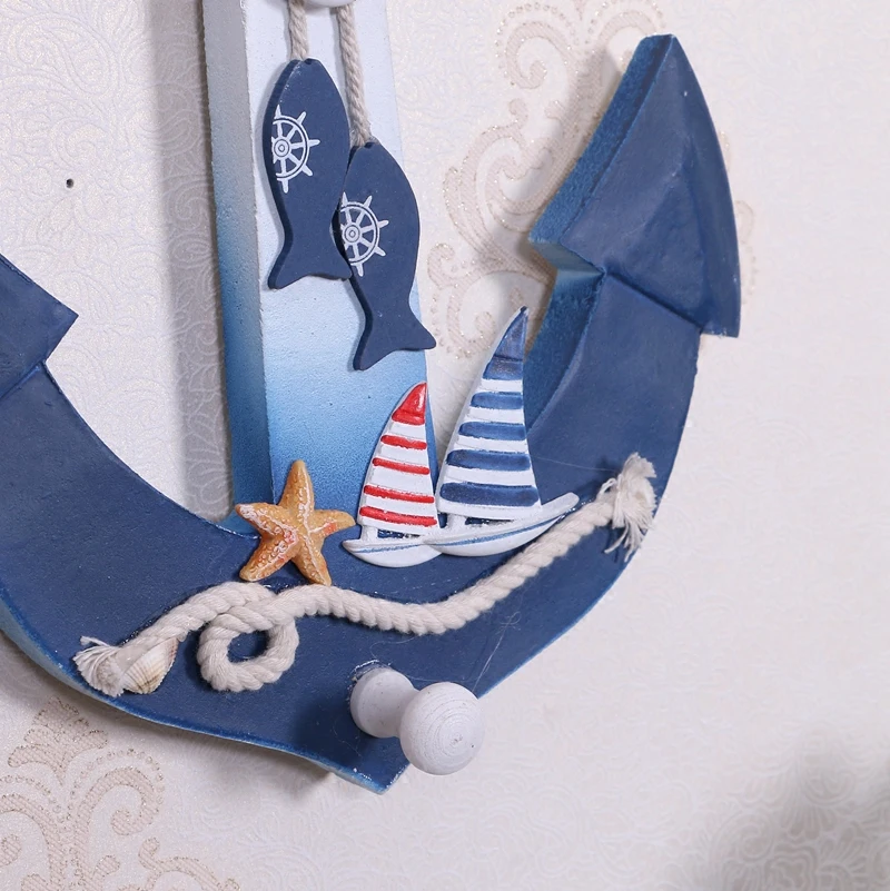 Wooden Anchor Wall Decor wood anchor wall decor mediterranean style wood shelf dining room Wooden Anchor Wall Decor wood anchor wall decor mediterranean style wood shelf dining room