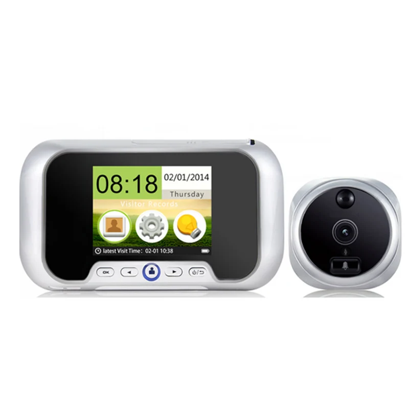 multi language 2.8 inch video peephole camera IR Night