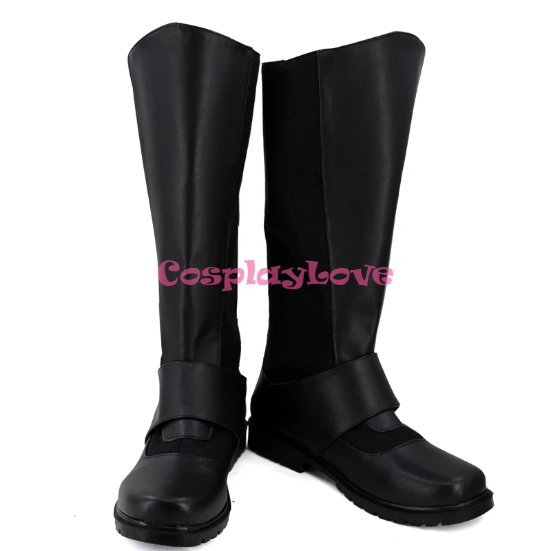DC Comics Batman V Superman: Dawn Of Justice Bruce Wayne Black Cosplay Shoes Boots CosplayLove
