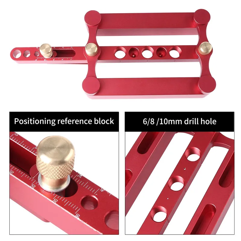 Точный само центрирующий Линг лобзик Метрическая дюбель 6/8/10 мм буровые инструменты для работы по дереву Деревообработка столярных перфоратор локатор