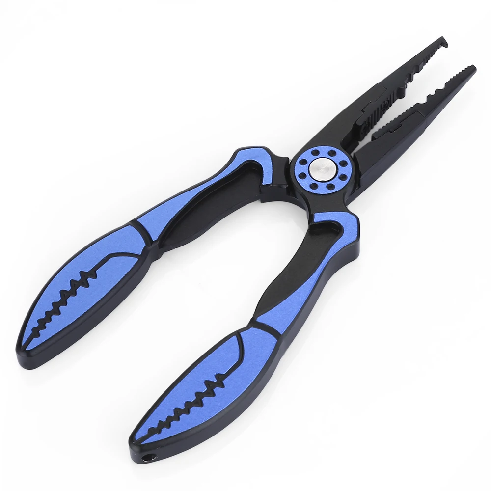 Aluminum Alloy Fishing Plier Braid Line Cutter Hook Remover Split Ring