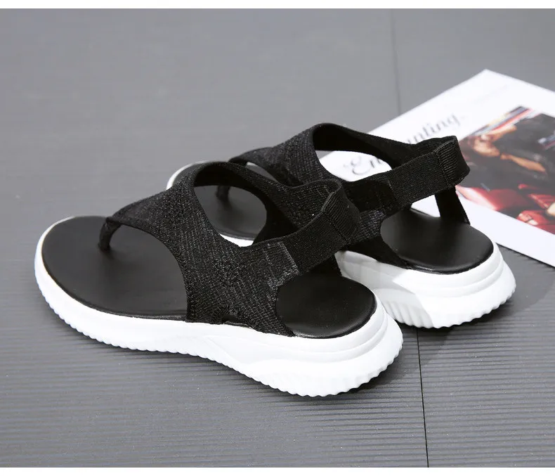 LL 9520-2019 Breathable Flyknit Women Sandals Summer Woman Shoes-24