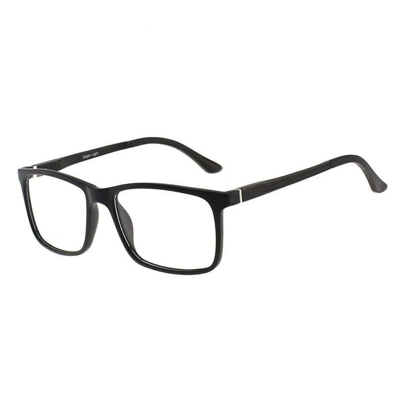 Logorela TR90 оправа для очков простая оправа для близорукости ультра-светильник женские оптические очки по рецепту - Цвет оправы: Matt Blcak