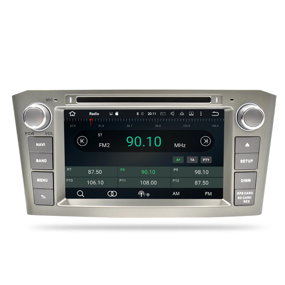 Flash Deal 4G RAM Android 9.0 Car Radio GPS Multimedia Stereo DVD Player For Toyota Avensis T25 2003-2008 Auto Audio Navigation Headunit 18