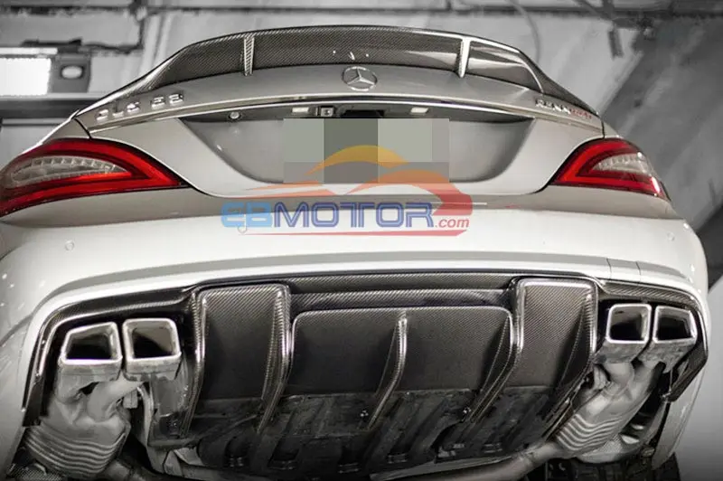 CARBON FIBER RENN STYLE REAR TRUNK WING SPOILER FOR MERCEDES BENZ W218 C218 4Door Cls300 Cls350 Cls500 Cls63 2011UP