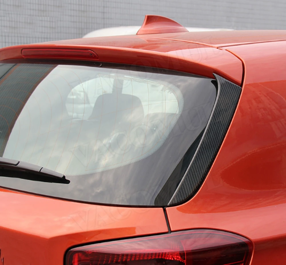 Для BMW F20 сзади крылья крыша для BMW 116i 118i 125i F20 F21 спойлер P стиль дизайна углеродного волокна задний спойлер