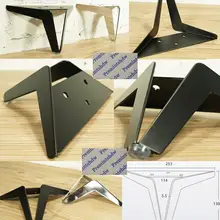 2 шт./лот H13CM матовый черный блестящий серебряный европейский выдалбливают сварные диванные сиденья Диван Кофе Чай ТВ шкаф ножки