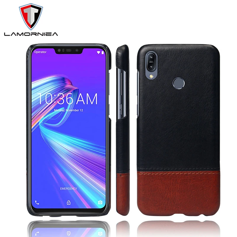 

Lamorniea For Asus ZB631KL Case PU Leather Slim Anti-Scratch Back Hard Leather Cover For ZB601KL ZB602KL ZB633KL ZE601KL ZE520KL