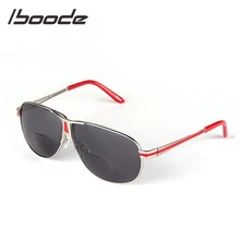 IBOODE Pilot металлические солнцезащитные очки с диоптриями для женщин и мужчин пресбиопические очки женские мужские очки для гиперопии унисекс анти УФ очки
