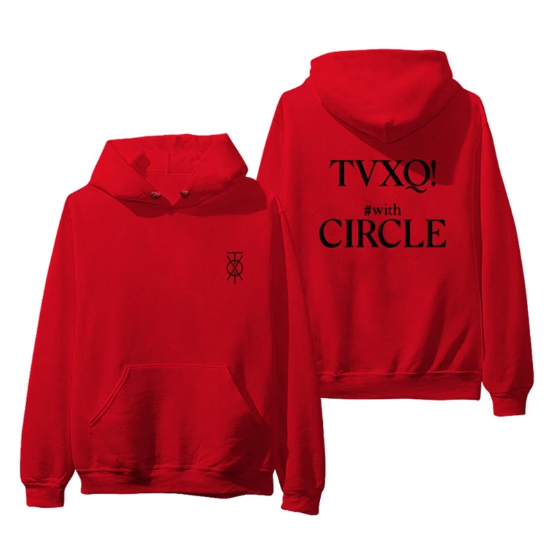 KPOP TOHOSHINKI Hoodie TVXQ with CIRCLE Pullover CONCERT WITH Unisex Jumper New 