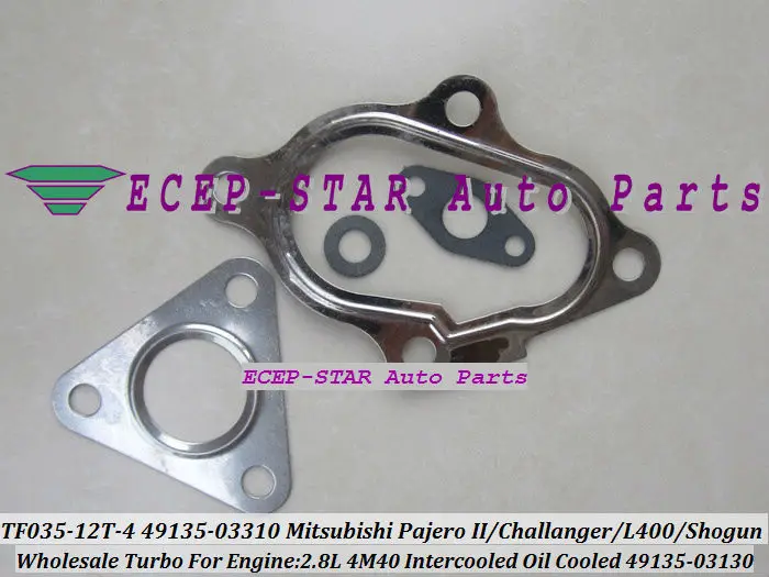 Турбокомпрессор TD04 49135 03130 03310 с масляным охлаждением для Mitsubishi Pajero II Challanger L400
