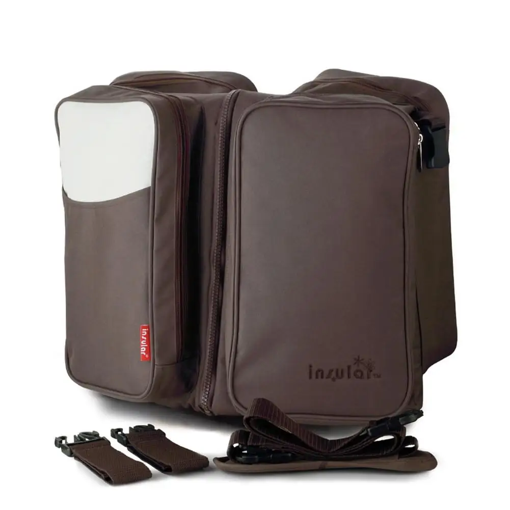 Kidlove многофункциональная сумка для мамы портативная Мобильная складная дорожная кровать для беременных детская кроватка - Цвет: Brown