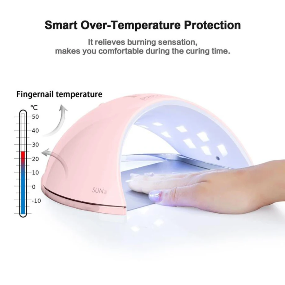 

NEW High Quality Nail Dryer Makeup SUNUV 48W Sun6 Smart 2.0 LED UV Nail Lamp Led Nail Light Beauty Nail Tools Wholesale