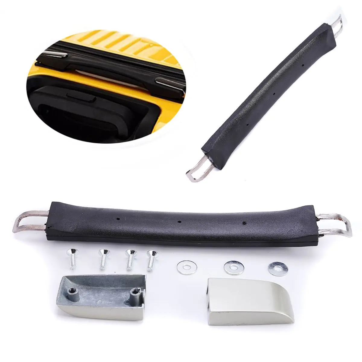 Prcatical Replacement Suitcase Handle Grip Spare Strap With Screws Mayitr Luggage Case Repair Tools Accessory