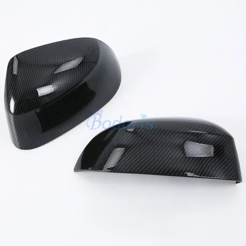 For BMW X5 F15 Carbon Fiber Side Rear View Overlay View Door Mirror Cover Car Styling Accessories