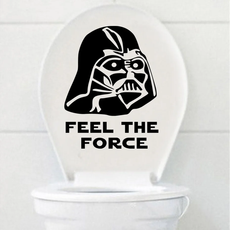 Diy Vinyl Star Wars Toilet Wall Sticker Funny quotes