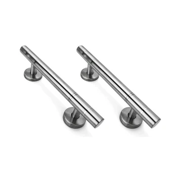 

Stainless Steel Polished Double Hole Enclosure Shower Door Handle For Shower Cabin Accessories Glass Sliding Door