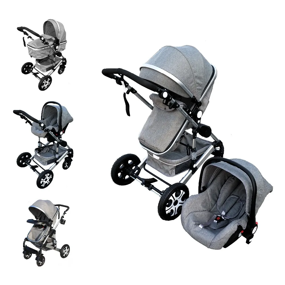 

Baby Stroller 3 In 1 Kids Pram Car Seat Stroller