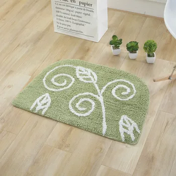 

100% cotton high quality Soft Floor Mat Shaggy Carpet Rug Entrance Chenille Bathroom Absorbing Carpet Bathroom Mat Set Bath Mat