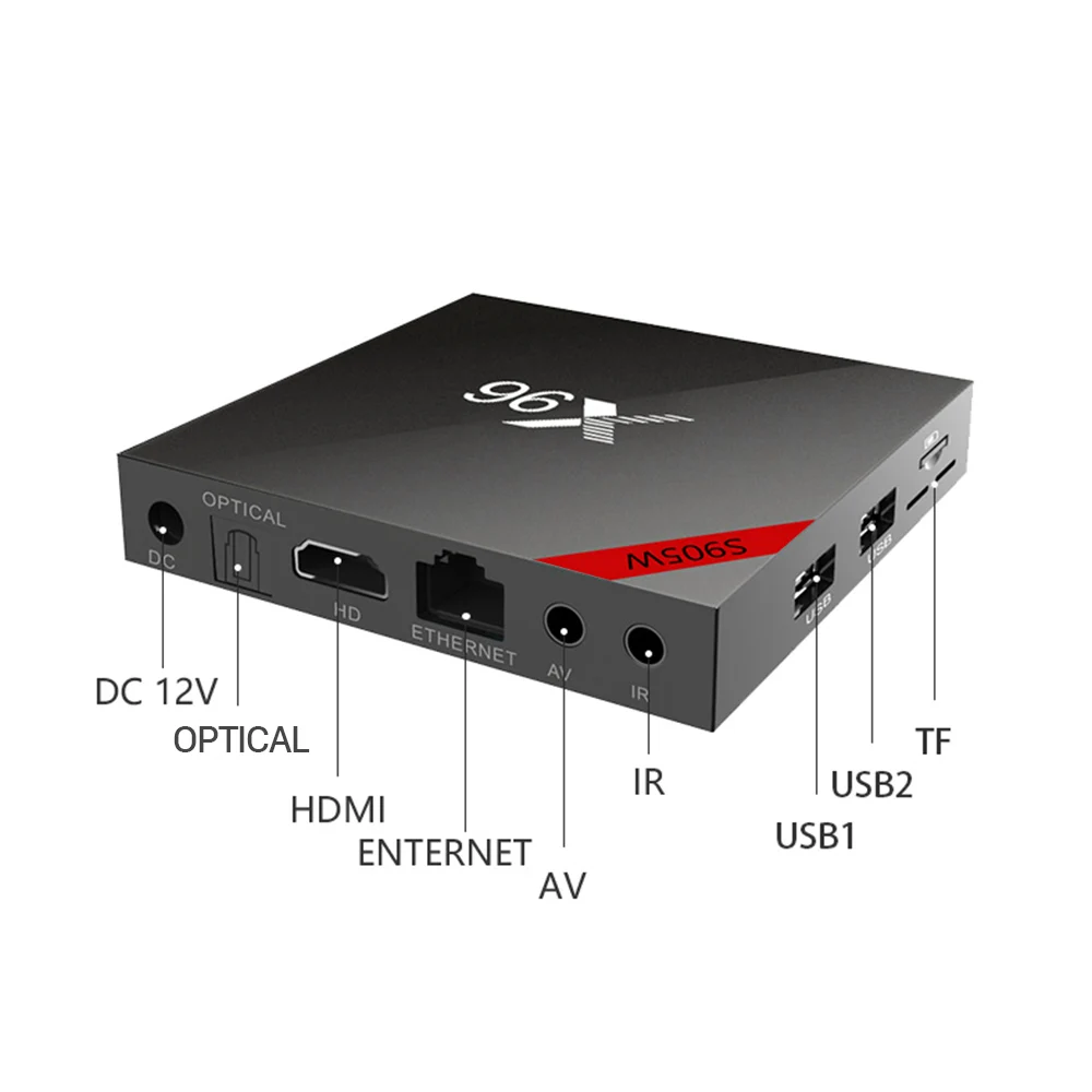 X96W Smart TV Box Android 7.1 Amlogic S905W Quad Core H.265 4K 2.4GHz WiFi Media Player QHDTV Code Europe French Arabic IPTV Box X96W Smart TV Box Android 7.1 Amlogic S905W Quad Core H.265 4K 2.4GHz WiFi Media Player QHDTV Code Europe French Arabic IPTV Box